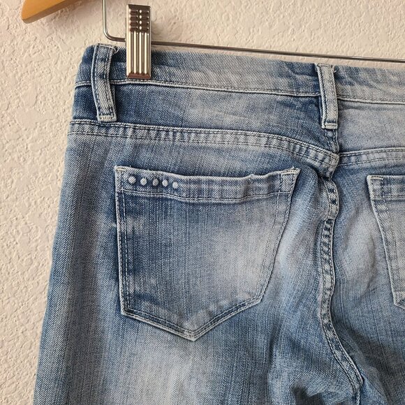 Blank NYC US Women's Size 28 Low Rise Skinny Jeans Light Wash Stretch Distressed - Picture 7 of 13